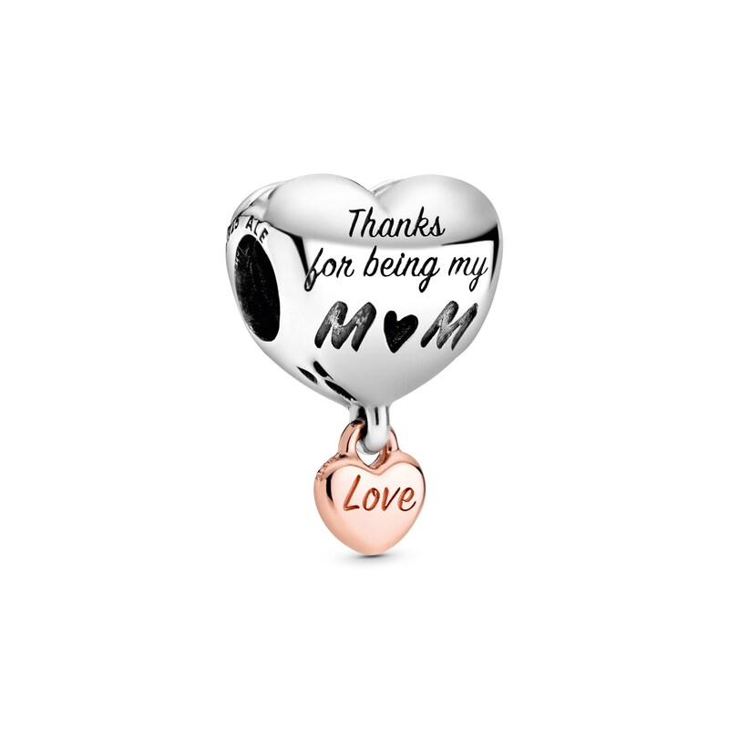 Main Image 1 of PANDORA Rose Love U Mom Infinity Heart Charm