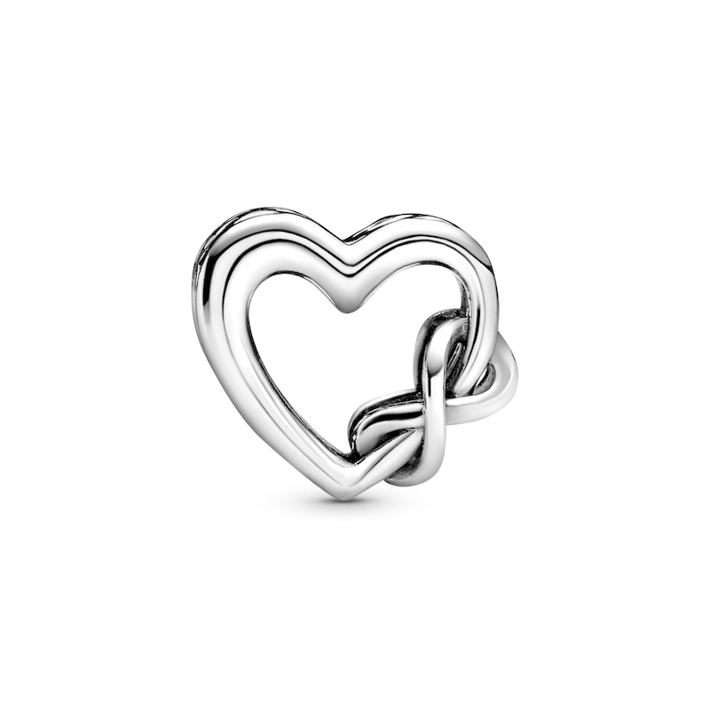 PANDORA Love U Mom Infinity Heart Charm Sterling Silver