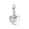 Thumbnail Image 2 of PANDORA Mom Script Heart Enamel Charm CZ Sterling Silver