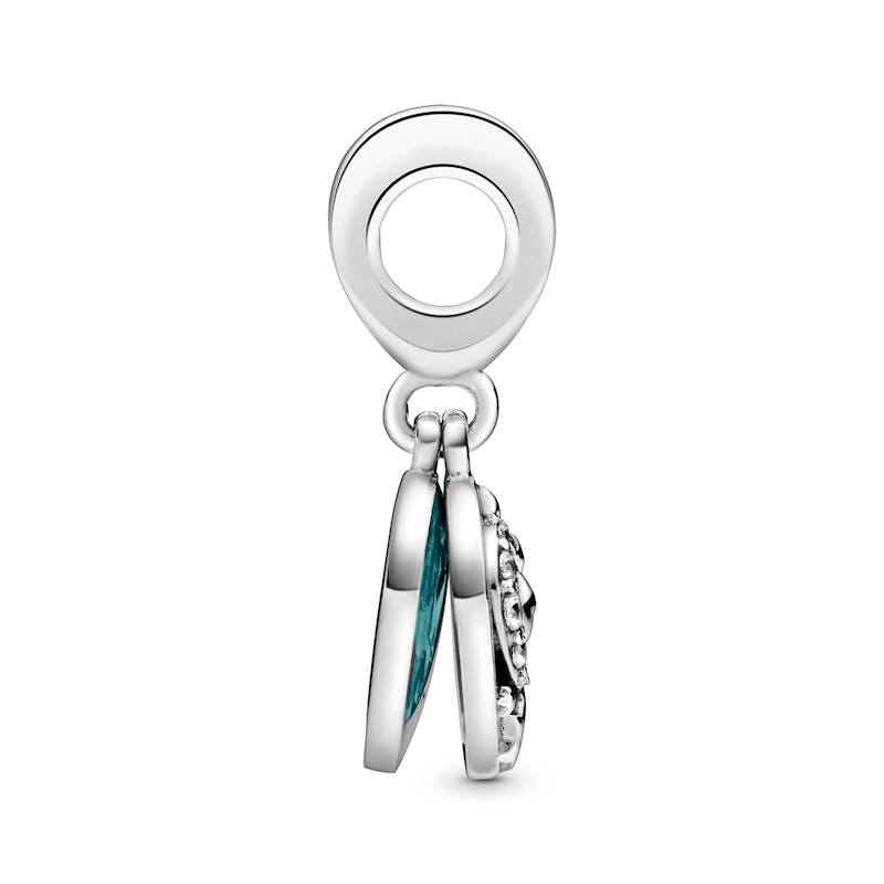 Main Image 3 of PANDORA Stork & Twinkling Stars Enamel Charm Sterling Silver
