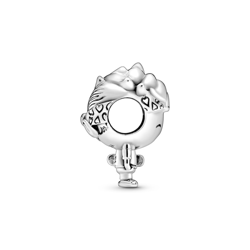 PANDORA Boy Teenager Enamel Charm Sterling Silver