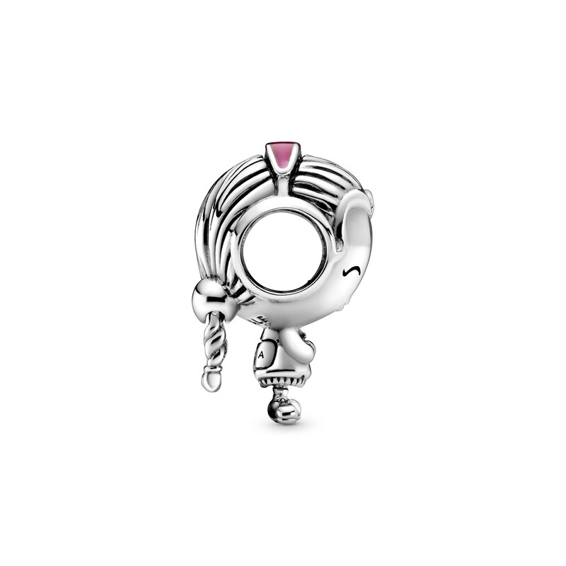 Main Image 3 of PANDORA Girl Teenager Enamel Charm Sterling Silver