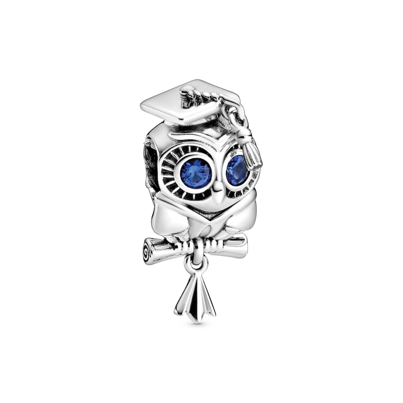Main Image 1 of PANDORA Wise Owl Graduation Charm Sterling Silver