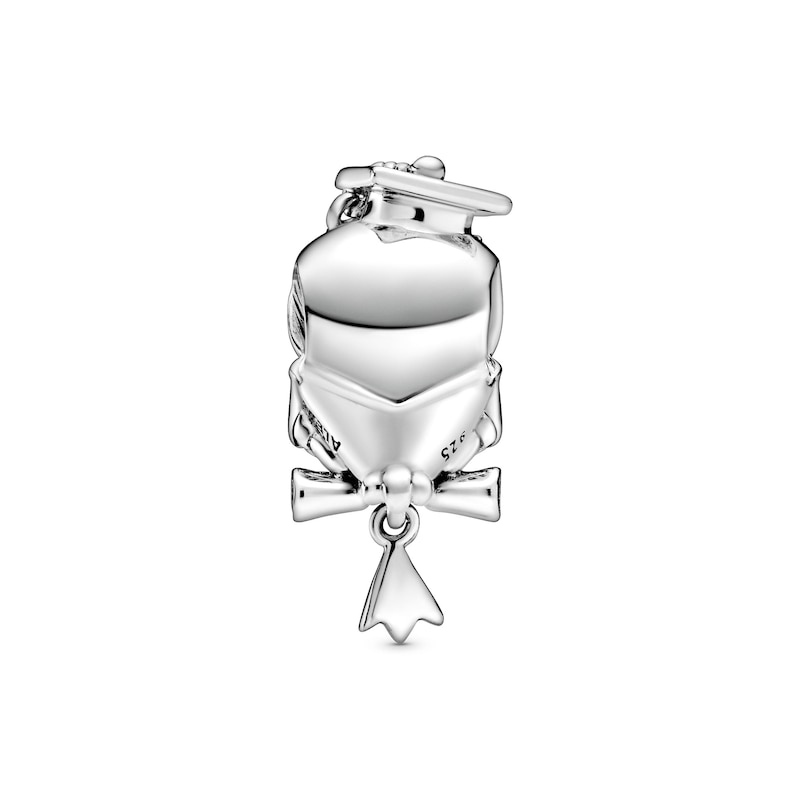 Main Image 2 of PANDORA Wise Owl Graduation Charm Sterling Silver
