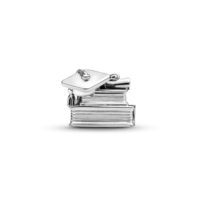 Main Image 2 of PANDORA 2020 Graduation Books Charm Sterling Silver