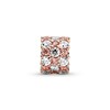 PANDORA Rose Pink & Clear Sparkle CZ Charm