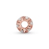 PANDORA Rose Pink & Clear Sparkle CZ Charm