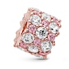 PANDORA Rose Pink & Clear Sparkle CZ Charm