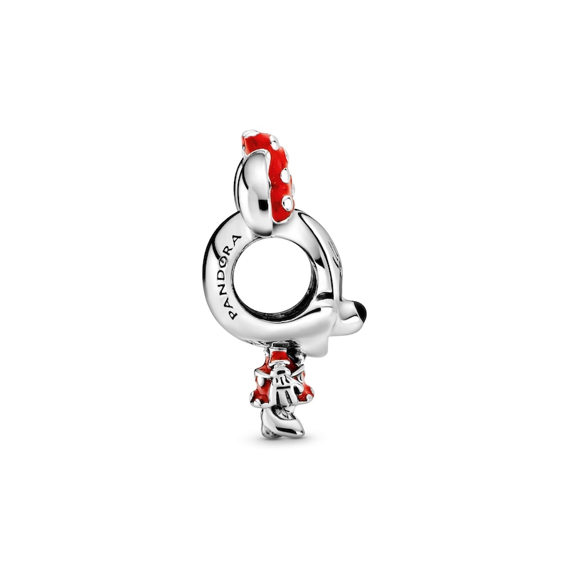 Main Image 3 of PANDORA Disney Minnie Mouse Dotted Dress & Bow Charm Sterling Silver