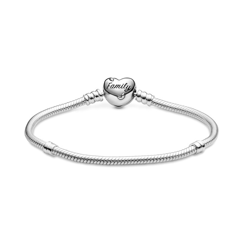 Main Image 2 of PANDORA Family Tree Heart Clasp Bracelet Sterling Silver 6.7"