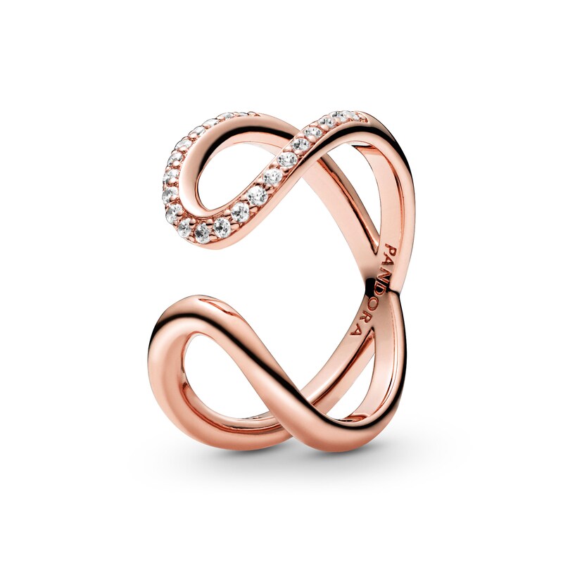 Main Image 1 of PANDORA Rose Wrapped Open Infinity Ring