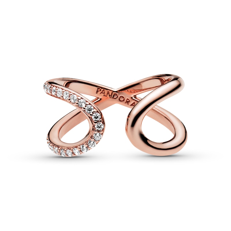 Main Image 2 of PANDORA Rose Wrapped Open Infinity Ring