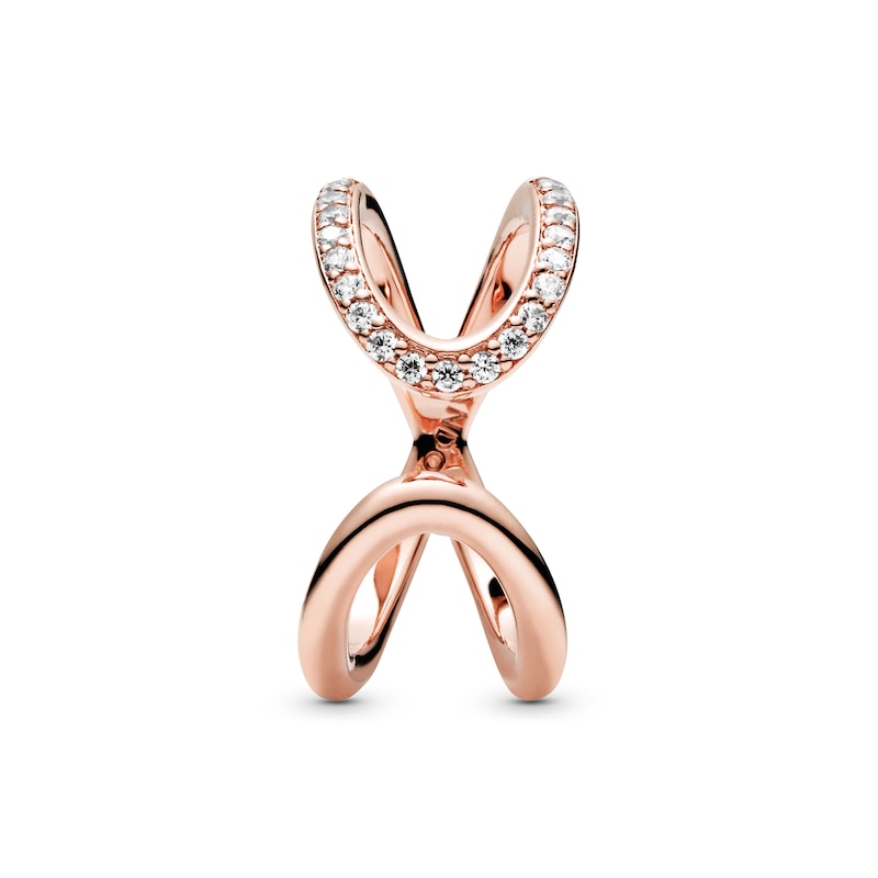 Main Image 3 of PANDORA Rose Wrapped Open Infinity Ring