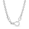 Thumbnail Image 2 of PANDORA Chunky Infinity Knot Necklace Sterling Silver 19.7"