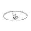 Thumbnail Image 2 of PANDORA Pink & Clear Sparkling Bolo Bracelet Sterling Silver 9.1"