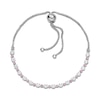 Thumbnail Image 3 of PANDORA Pink & Clear Sparkling Bolo Bracelet Sterling Silver 9.1"