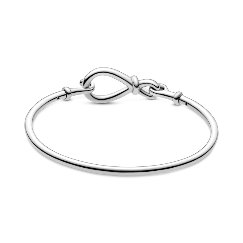 Main Image 2 of PANDORA Infinity Knot Bangle Sterling Silver 6.9"