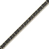 Thumbnail Image 1 of Men's Black Diamond Tennis Bracelet 1-1/3 ct tw Round 10K Yellow Gold