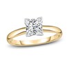 Thumbnail Image 1 of Diamond Solitaire Engagement Ring 3/4 ct tw Princess 14K Yellow Gold (I2/I)