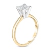 Thumbnail Image 2 of Diamond Solitaire Engagement Ring 3/4 ct tw Princess 14K Yellow Gold (I2/I)