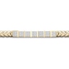 Thumbnail Image 2 of Men's Diamond Bracelet 1-1/3 ct tw Square-cut 10K Yellow Gold