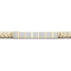 Thumbnail Image 1 of Men's Diamond Bracelet 1-1/3 ct tw Princess 10K Yellow Gold