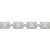 Men's Lab-Created Diamond Bracelet 3-1/2 ct tw Round 14K White Gold