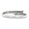 Men's Lab-Created Diamond Bracelet 2 ct tw Round 14K White Gold 8.5"