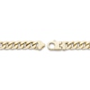 Thumbnail Image 3 of Men's Diamond ID Bracelet 2 ct tw Round 10K Yellow Gold 8.5"