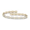 Men's Lab-Created Diamond Bracelet 1 ct tw Round 14K Yellow Gold