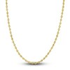 Thumbnail Image 1 of Hollow Puffy Mariner Link Necklace 14K Yellow Gold 20" 3.7mm