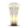 Thumbnail Image 3 of Diamond Bridal Set 2-1/2 ct tw Round 14K Yellow Gold