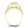 Thumbnail Image 4 of Diamond Bridal Set 2-1/2 ct tw Round 14K Yellow Gold