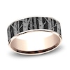 Thumbnail Image 1 of Men's Birch Wedding Band Titanium/14K Rose Gold 7.5mm