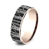 Thumbnail Image 1 of Men's Birch Wedding Band Titanium/14K Rose Gold 7.5mm