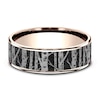 Thumbnail Image 3 of Men's Birch Wedding Band Titanium/14K Rose Gold 7.5mm