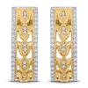 Thumbnail Image 1 of Diamond Huggie Earrings 1/4 ct tw Round 14K Yellow Gold
