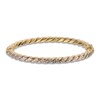 Thumbnail Image 1 of Italia D'Oro Diamond-Cut Tube Bangle Bracelet 14K Yellow Gold 5.0mm