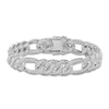 Thumbnail Image 1 of Men's Diamond Bracelet 3 ct tw Round 14K White Gold 8.5"
