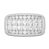 Thumbnail Image 3 of Men's Diamond Ring 2 ct tw Round 14K White Gold