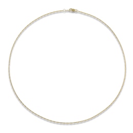 Solid Diamond-Cut Rope Chain Necklace 14K Yellow Gold 20" 1.17mm