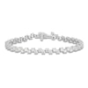 Thumbnail Image 1 of Diamond Tennis Bracelet 5 ct tw Round 14K White Gold 7"