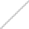 Thumbnail Image 2 of Diamond Tennis Bracelet 5 ct tw Round 14K White Gold 7"
