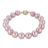 Thumbnail Image 0 of Pink Freshwater Cultured Pearl Bracelet 14K Yellow Gold 8"