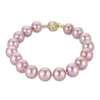 Thumbnail Image 1 of Pink Freshwater Cultured Pearl Bracelet 14K Yellow Gold 8"