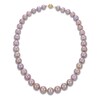 Thumbnail Image 1 of Pink Freshwater Cultured Pearl Necklace 14K Yellow Gold 18"