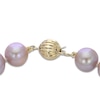Thumbnail Image 2 of Pink Freshwater Cultured Pearl Necklace 14K Yellow Gold 18"