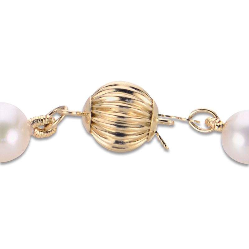 Main Image 2 of Freshwater Cultured Pearl Strand Necklace 14K Yellow Gold 20"