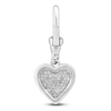 Thumbnail Image 1 of Charm'd by Lulu Frost Diamond Heart of Hearts Charm 1/10 ct tw 10K White Gold