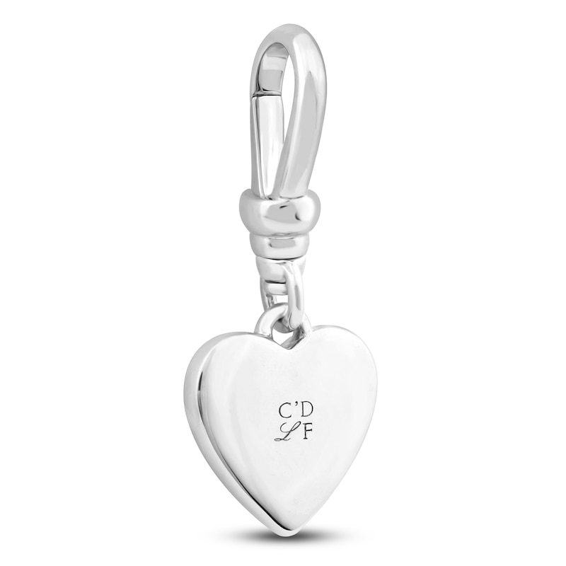 Main Image 2 of Charm'd by Lulu Frost Diamond Heart of Hearts Charm 1/10 ct tw 10K White Gold
